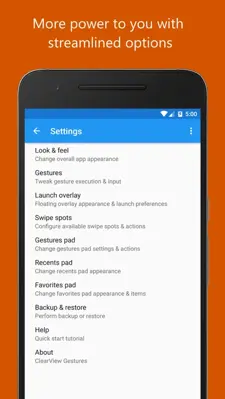 ClearView Gestures android App screenshot 2